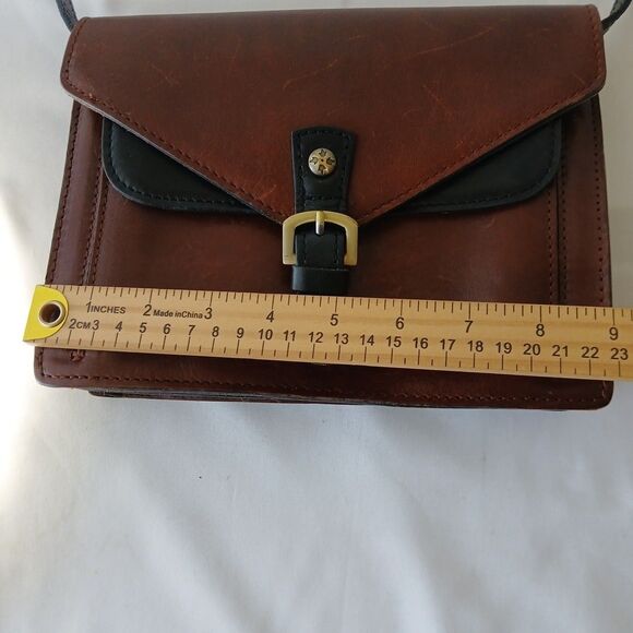 Patricia Nash Cassano Colorblock Leather Shoulder Crossbody Bag Free Shipping - Picture 11 of 13